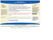 Tablet Screenshot of klimaaruhaz.bloombiz.com