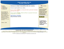 Tablet Screenshot of globalcommoditiesnz.bloombiz.com
