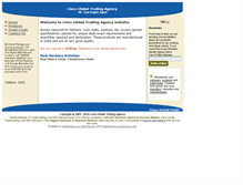 Tablet Screenshot of lincsglobaltrading.bloombiz.com