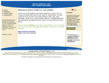 Tablet Screenshot of novextextile.bloombiz.com