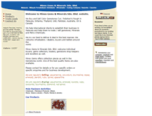 Tablet Screenshot of minexgems.bloombiz.com