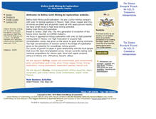 Tablet Screenshot of beltragoldmining.bloombiz.com