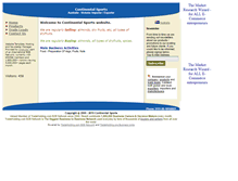 Tablet Screenshot of continentalsports.bloombiz.com